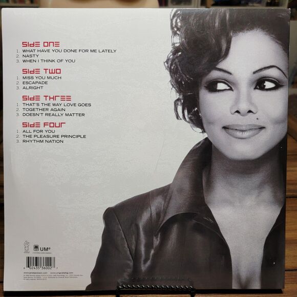 VINYL Janet Jackson: Number Ones - 2 LP Translucent Red NEW / SEALED - Picture 3 of 4